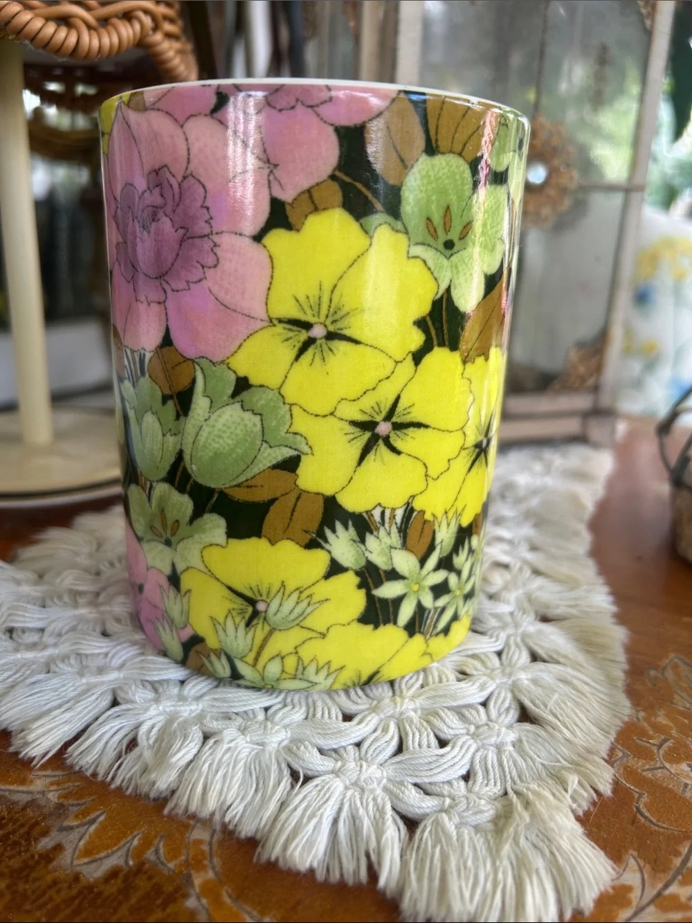 Floral Ceramic Cup